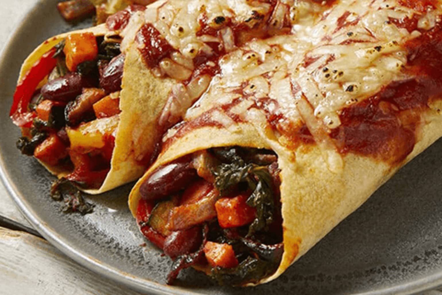 Enchiladas aux légumes grillés Old El Paso